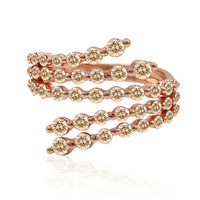 Gouden ring met SI1 Argyle Rose De France Diamanten