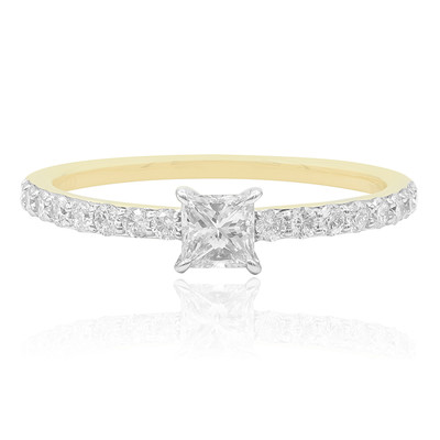 Gouden ring met een Diamant SI1 (G) (Annette)