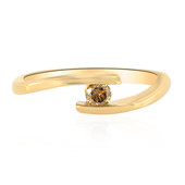 Gouden ring met een SI1 Argyle Cognac Diamant (Mark Tremonti)
