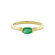 Gouden ring met een Tanzaniaanse smaragd