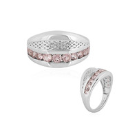 Zilveren ring met roze toermalijnen (SAELOCANA)