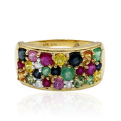 Gouden ring met Columbiaanse smaragden (Adela Gold)