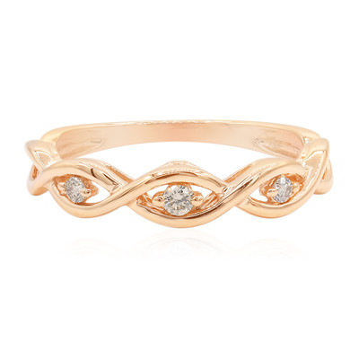 Gouden ring met een SI Rose de France Diamant (Annette)