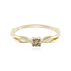 Gouden ring met een SI2 Champagne Diamant