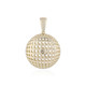 Gouden hanger met een I1 Champagne diamant  (Ornaments by de Melo)