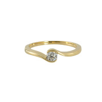 Gouden ring met een SI diamant
