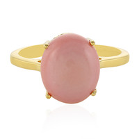 Zilveren ring met een Australische Roze Opaal