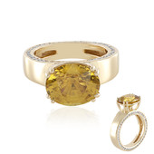 Gouden ring met een Gele Zirkoon (de Melo)