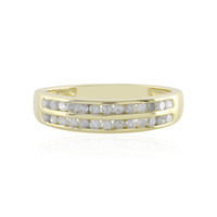 Gouden ring met I4 (J) Diamanten