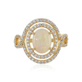 Gouden ring met een Australische opaal (Adela Gold)