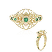 Gouden ring met een Columbiaanse smaragd (Ornaments by de Melo)