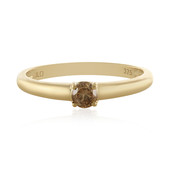 Gouden ring met een I3 Bruine Diamant