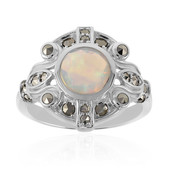 Zilveren ring met een Welo-opaal (Annette classic)