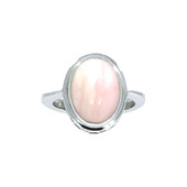 Zilveren ring met een Engelenhuid Opaal