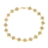 Gouden armband met I2 Champagne Diamanten (Ornaments by de Melo)