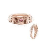 Zilveren ring met een roze toermalijn (SAELOCANA)