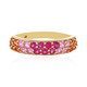 Gouden ring met roze saffieren (Adela Gold)