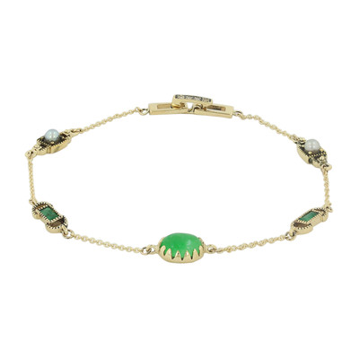 Gouden armband met een jade (TPC)