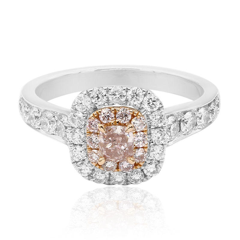 Wonderbaarlijk Gouden ring met een roze diamant (CIRARI)-1864IB | Juwelo sieraden FD-43