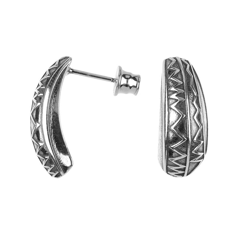 In werkelijkheid Stof spanning Zilveren oorbellen (dagen)-9070YP | Juwelo sieraden