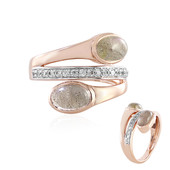 Zilveren ring met Paarse Minary Labradorieten (KM by Juwelo)