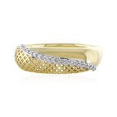 Gouden ring met I4 (J) Diamanten (Ornaments by de Melo)