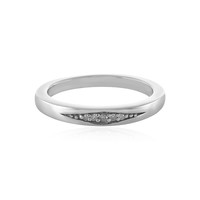 Zilveren ring met een I1 (I) Diamant