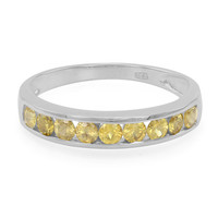 Gouden ring met sfeenkristallen