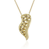 Gouden halsketting met een I2 Champagne Diamant (de Melo)