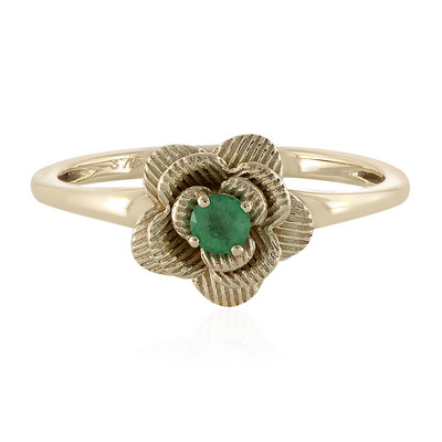Gouden ring met een Zambia-smaragd (La Revelle)