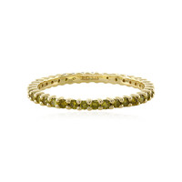 Gouden ring met I4 Gele Diamanten