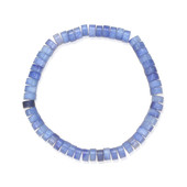 Armband met Blauwe kwartskristallen