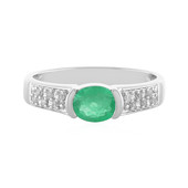 Zilveren ring met een Ethiopische smaragd