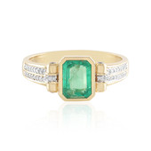 Gouden ring met een Zambia-smaragd (SUHANA)
