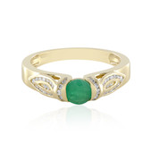 Gouden ring met een Braziliaanse smaragd (de Melo)