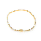 Gouden armband met Loepzuivere (F) Diamanten (LUCENT DIAMONDS)