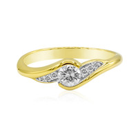 Gouden ring met een IF Diamant (D)