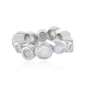 Zilveren ring met regenboog maanstenen (KM by Juwelo)