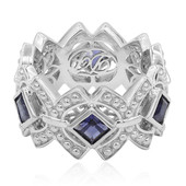 Zilveren ring met iolieten (Dallas Prince Designs)