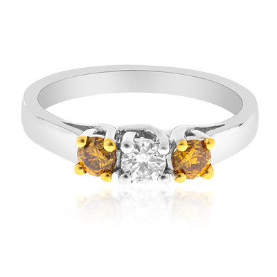 Gouden ring met een SI1 (H) Diamant (CIRARI)