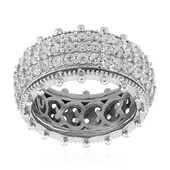 Zilveren ring met zirkonen (Dallas Prince Designs)