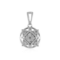 Zilveren hanger met een I3 (H) Diamant