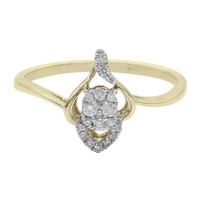 Gouden ring met diamanten (Annette)