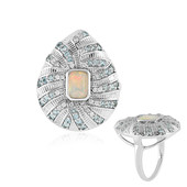Zilveren ring met een Welo-opaal (SAELOCANA)