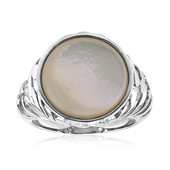 Zilveren ring met een parelmoer (SAELOCANA)