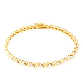 Gouden armband met SI diamanten
