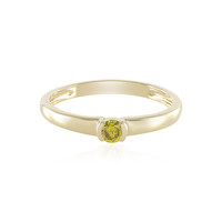 Gouden ring met een I1 Gele DIamant