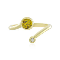 Gouden ring met een I2 Gele Diamant (de Melo)