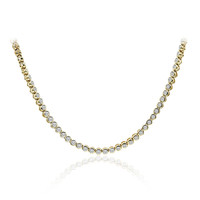 Gouden halsketting met Diamanten SI1 (G)