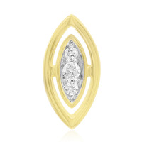 Gouden hanger met een Diamant SI1 (G)